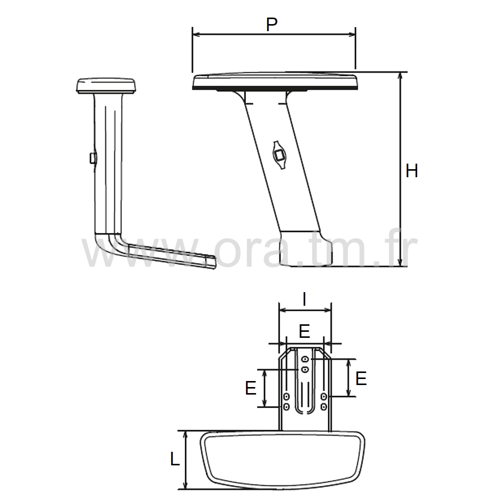 LUKY - ACCOUDOIR & MANCHETTE - ACCOUDOIR REGLAGE 1D A 3D